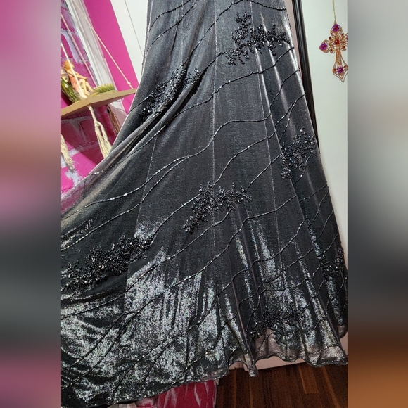 Jovani Strapless A Line Gown - Picture 7 of 11